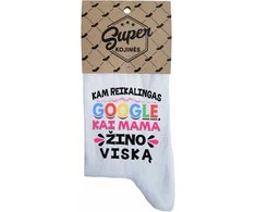 Moteriškos kojinės "Mama žino viską"