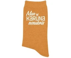 Moteriškos kojinės "Man Karūna nenukris"