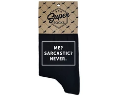 Moteriškos kojinės „Me? Sarcastic? Never“