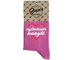 Moteriškos kojinės "Mylimiausia mamytė"
