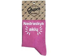 Moteriškos kojinės „Nedraskyk akių“