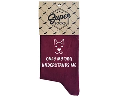 Moteriškos kojinės „Only my dog understands me“