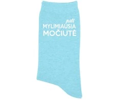 Moteriškos kojinės "Pati mylimiausia Močiutė"