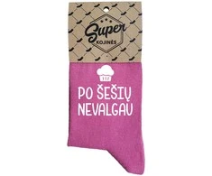 Moteriškos kojinės „Po šešių nevalgau“