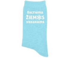 Moteriškos kojinės "Šaltiems žiemos vakarams"