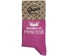 Moteriškos kojinės „Šiandien aš princesė“