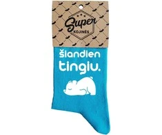 Moteriškos kojinės „Šiandien tingiu“