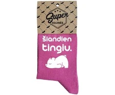 Moteriškos kojinės „Šiandien tingiu“