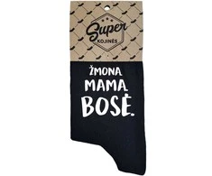 Moteriškos kojinės „Žmona. Mama. Bosė“