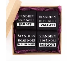 Moteriškų kojinių rinkinys "Bosė šiandien nori"