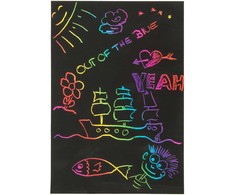 Nutrinami lapai "Rainbow" A5