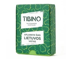 Nutrinamų kortelių rinkinys TIBINO "Aplankyk šias Lietuvos vietas"