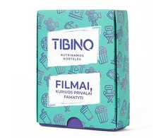Nutrinamų kortelių rinkinys TIBINO "Filmai, kuriuos privalai pamatyti"