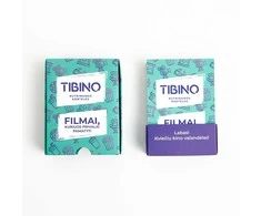 Nutrinamų kortelių rinkinys TIBINO "Filmai, kuriuos privalai pamatyti"