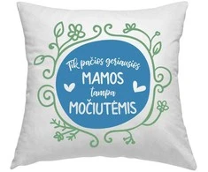 Pagalvės užvalkalas "Tik geriausios mamos tampa močiutėmis"