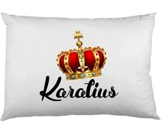 Pagalvių užvalkalų komplektas "Karalius ir Karalienė"