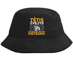 Panama kepurė "Tėtis žvejys - įprastas tėtis, bet kietesnis"