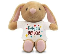 Pliušinis zuikutis "Binky - Vaikystės draugas" (18 cm)