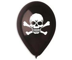 GoDan Premium balionai "Skull" (5vnt)