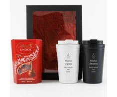 Premium dovanų rinkinys porai "Karštesni už kavą"