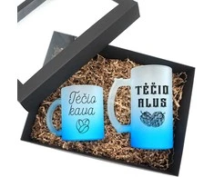 Premium dovanų rinkinys "Tėčio kava ir tėčio alus"