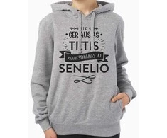 Premium "Stedman" džemperis "Tik geriausias tėtis paaukštintas iki senelio"