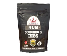 Poppamies Prieskonių mišinys "Burgers &amp; Ribs RUB", 200g.