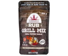 Poppamies Prieskonių mišinys "Grilis Mix RUB", 200g