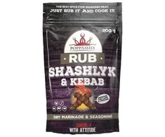 Poppamies Prieskonių mišinys "Shashlyk &amp; Kebab", 200g