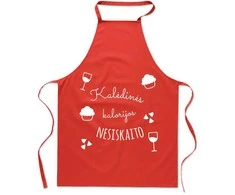 Prijuostė "Kalėdinės kalorijos nesiskaito"