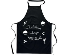 Prijuostė "Kalėdinės kalorijos nesiskaito"