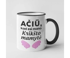 Puodelis "Ačiū, kad esi mano krikšto mamytė"