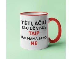 Puodelis "Ačiū, Tėti"