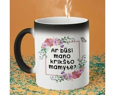 Puodelis "Ar būsi mano krikšto mamyte?"