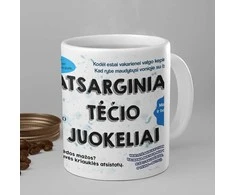 Puodelis "Atsarginiai tėčio juokeliai"
