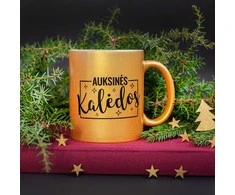 Puodelis "Auksinės Kalėdos"