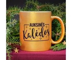 Puodelis "Auksinės Kalėdos"