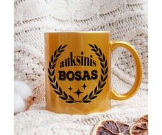 Puodelis "Auksinis bosas"