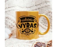 Puodelis "Auksinis vyras"