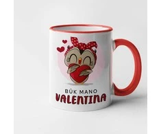 Puodelis "Būk mano Valentina"