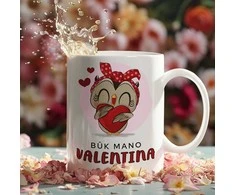 Puodelis "Būk mano Valentina"