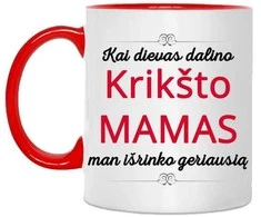 Puodelis "Geriausia Krikšto Mama"