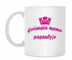 Puodelis "Geriausia mama pasaulyje"