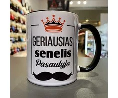 Puodelis "Geriausias senelis pasaulyje"