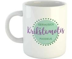 Puodelis "Geriausios krikštamotės puodelis"
