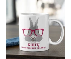 Puodelis "Hipsteriškos velykos"