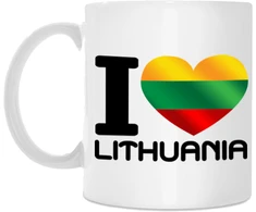 Puodelis "I love Lithuania"