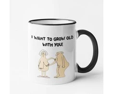 Puodelis "I want to grow old with You"