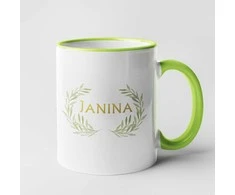 Puodelis "Janina - Joninių karalienė"