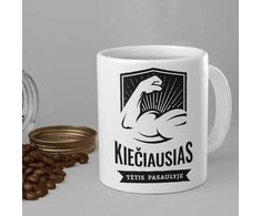 Puodelis "Kiečiausias tėtis pasaulyje"